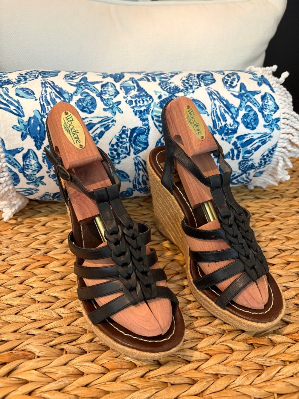 DV Dolce Vita Strappy Wedge Espadrille - Size 7.5